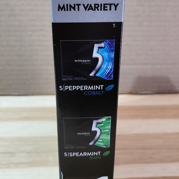 5 Gum Ascent Sugar-Free Chewing Gum Variety Pack, 15 Packs, WRIGLEY'S 15 Stick - Picture 3 of 3